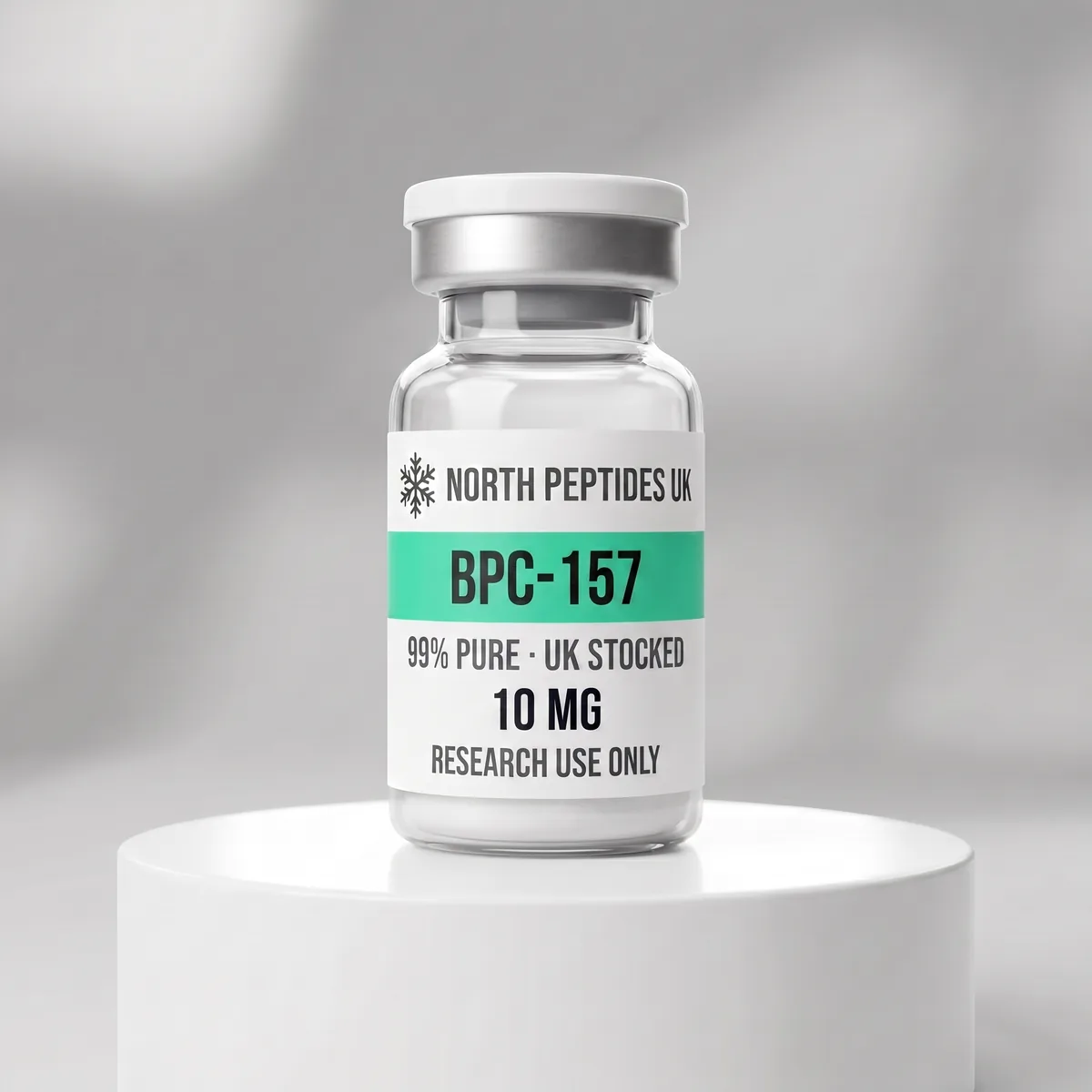 BPC-157 10mg research peptide vial, UK stocked