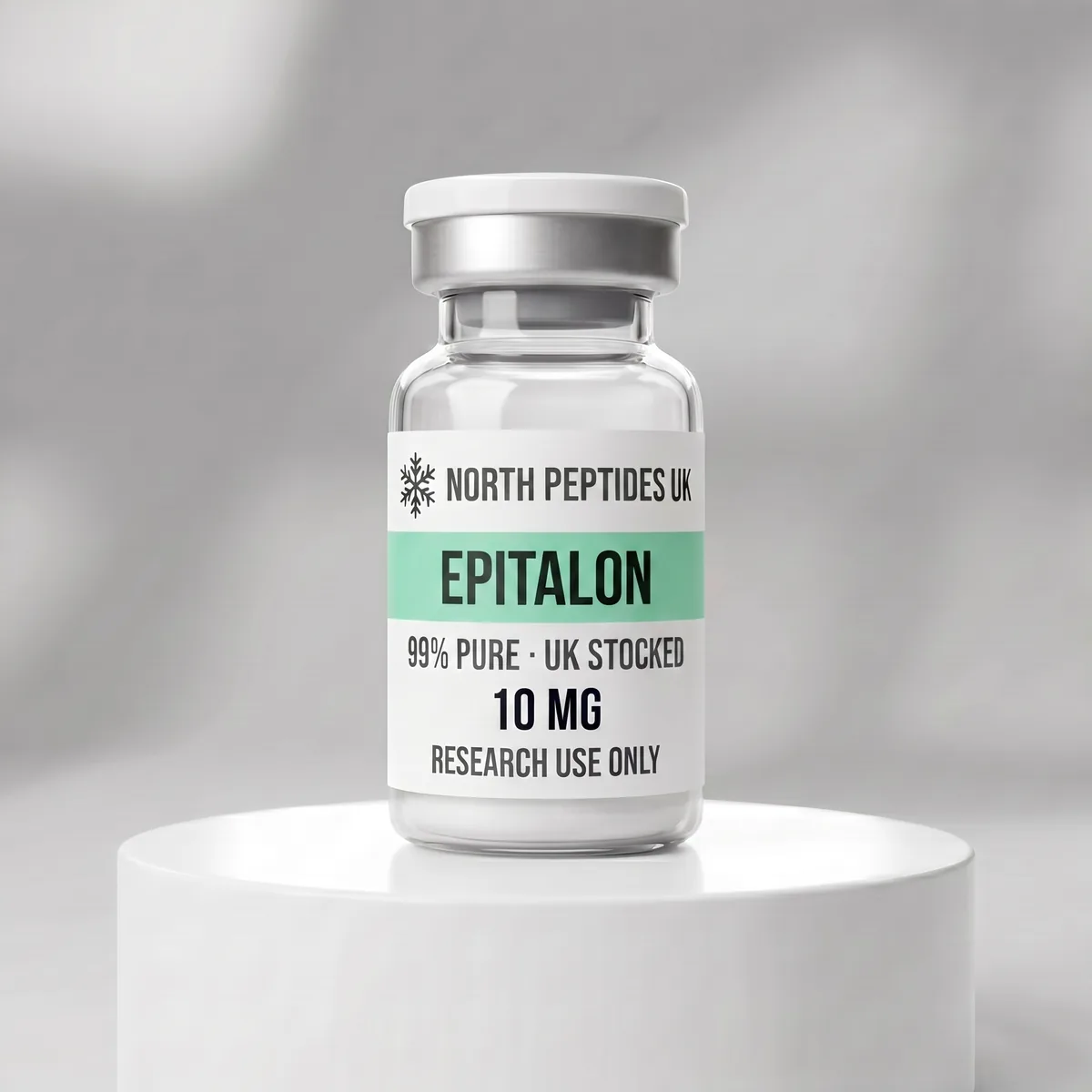 Epitalon 10mg research peptide vial, UK stocked