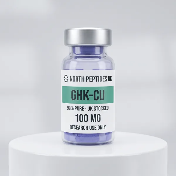 GHK-Cu 100mg research peptide vial, UK stocked