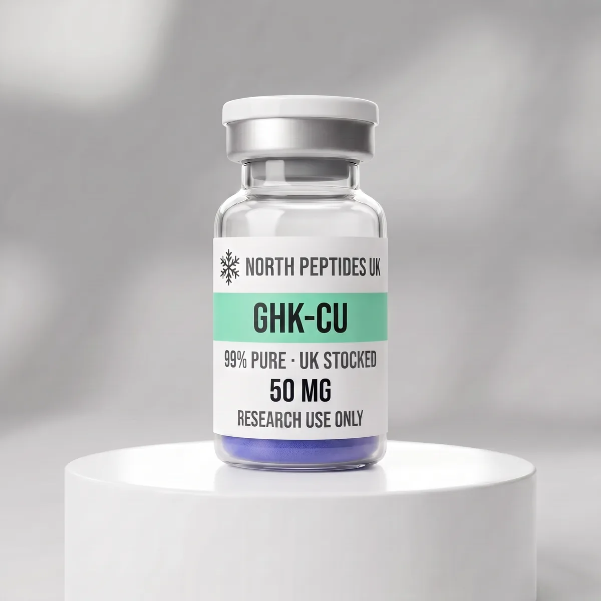 GHK-Cu 50mg research peptide vial, UK stocked