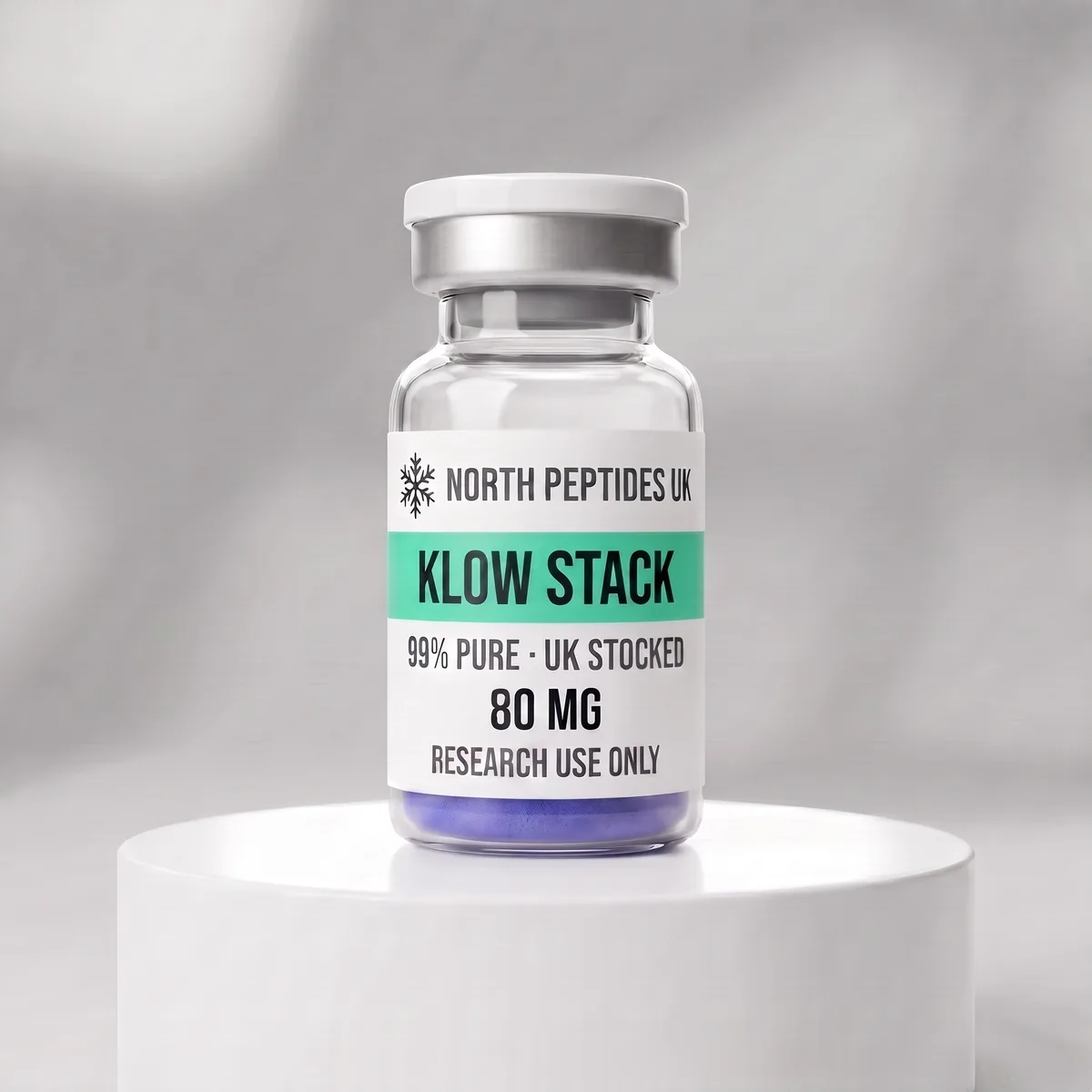 KLOW Stack 80mg research peptide vial, UK stocked
