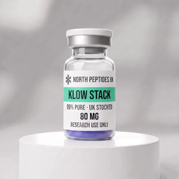 KLOW Stack 80mg four-compound research peptide blend vial, UK stocked