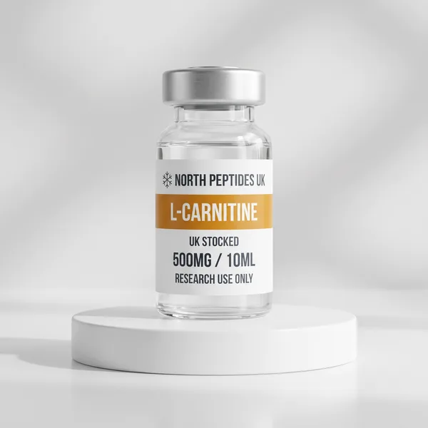L-Carnitine 500mg/10ml research solution vial, UK stocked