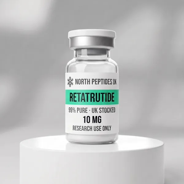 Retatrutide 10mg research peptide vial, UK stocked