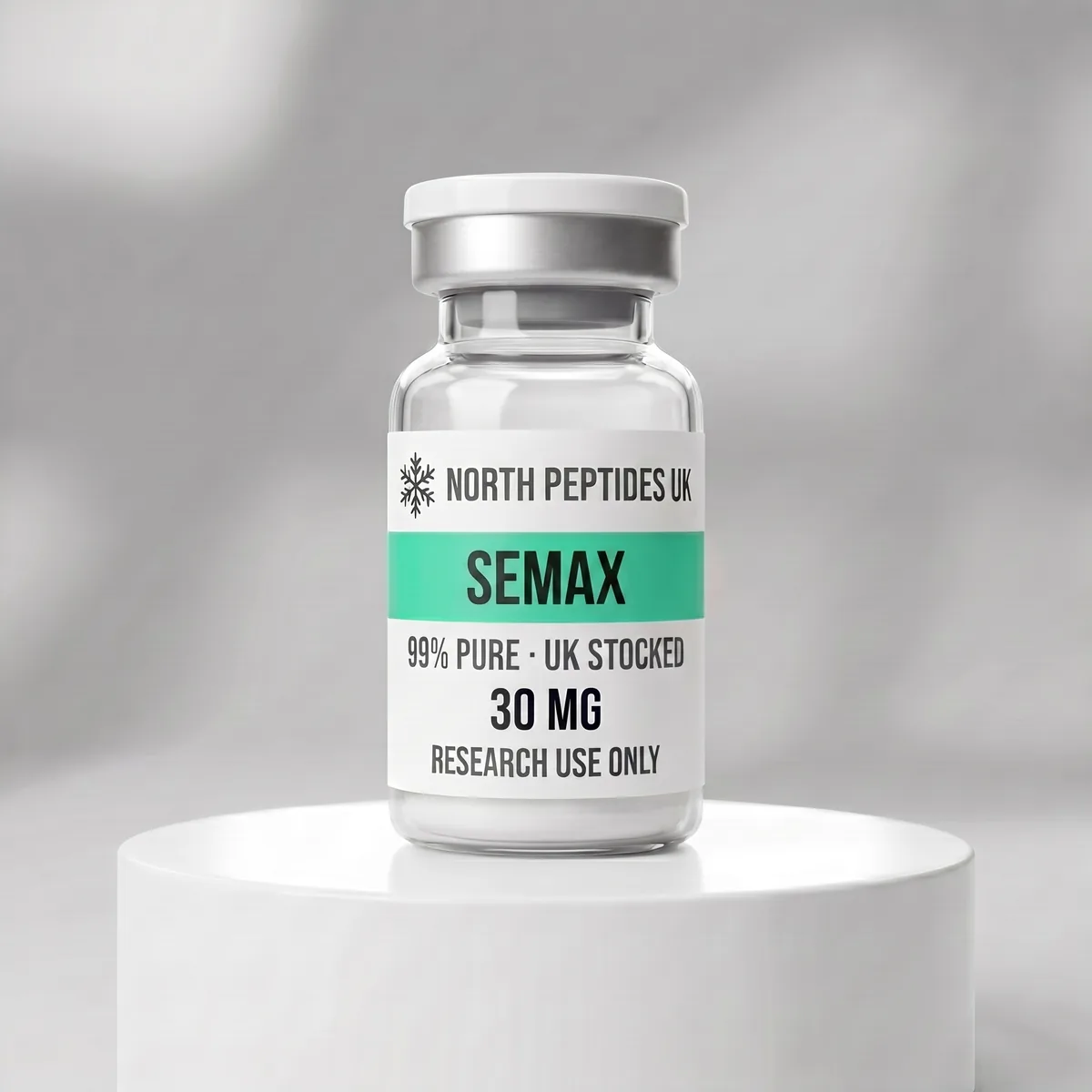 Semax 30mg research peptide vial, UK stocked